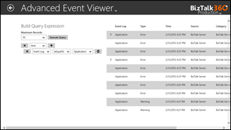 Advanced Event Viewer - List