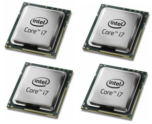 multiple cores of processors