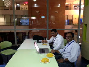 Food at Microsoft IDC, Hyderabad 