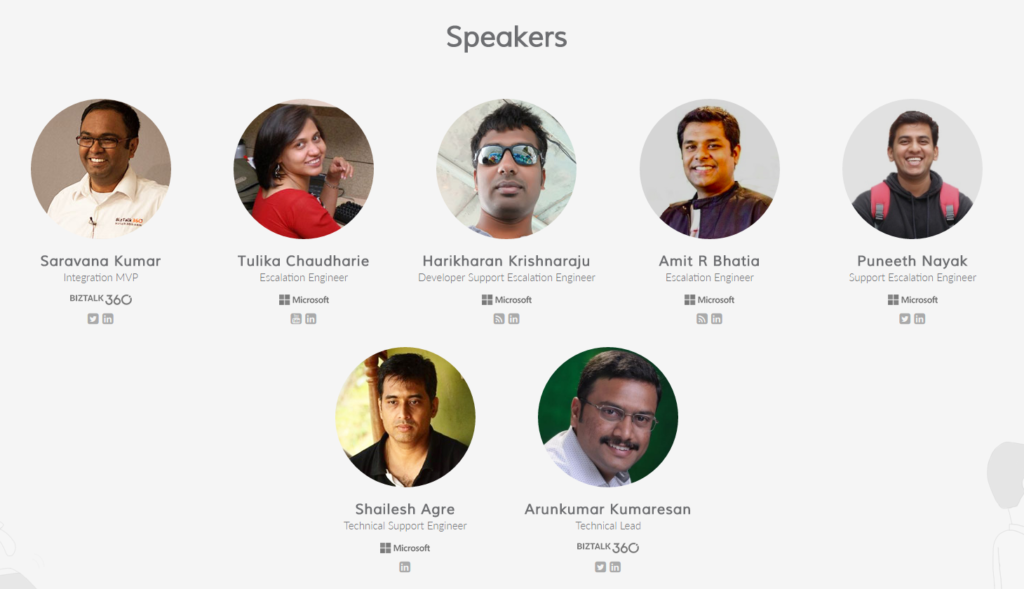 Integration Day Bangalore - Speakers List