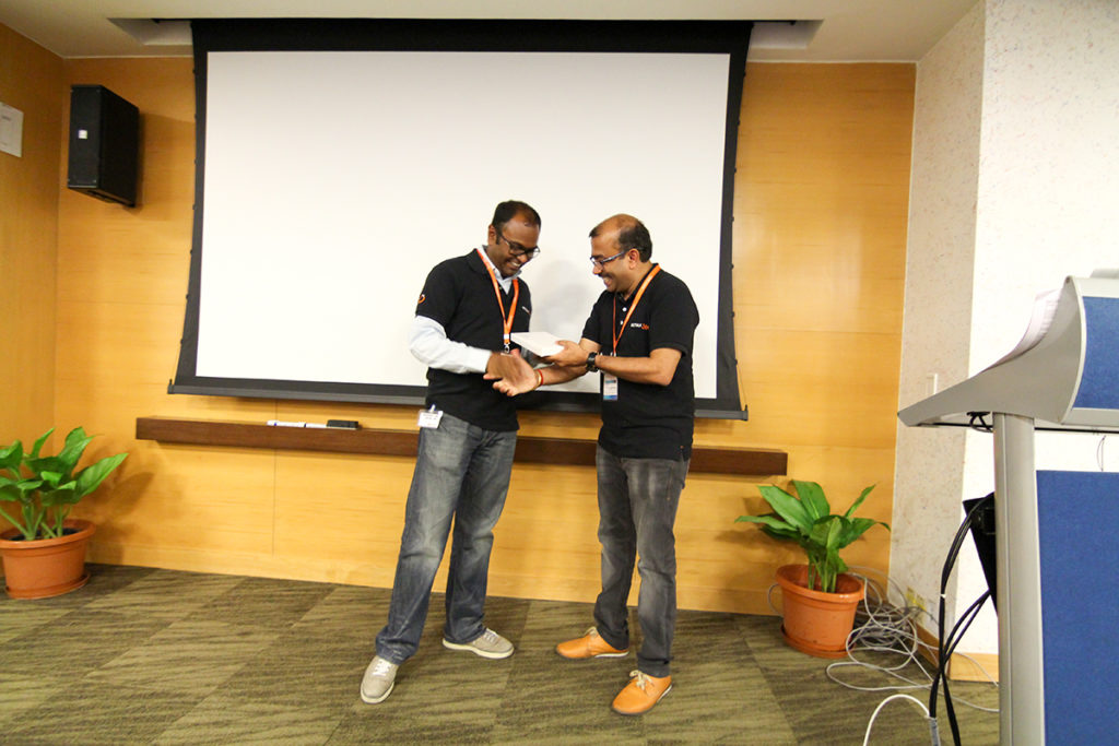 Integration Day Bangalore - Moment of thanks