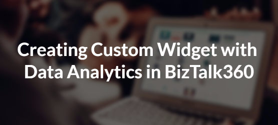 creating custom widget with data analytics in biztalk360