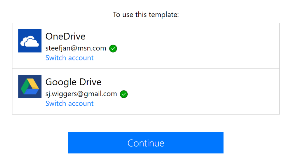 Use Flow Template - Microsoft Flow and Logic Apps Considerations