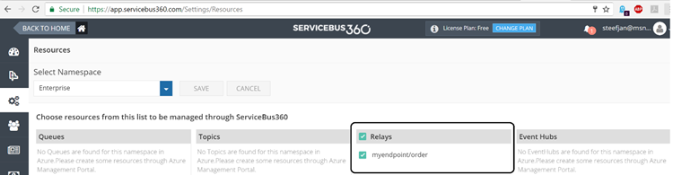 ServiceBus360 Screen