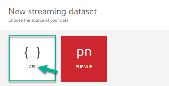 Power BI - Create Streaming Dataset API