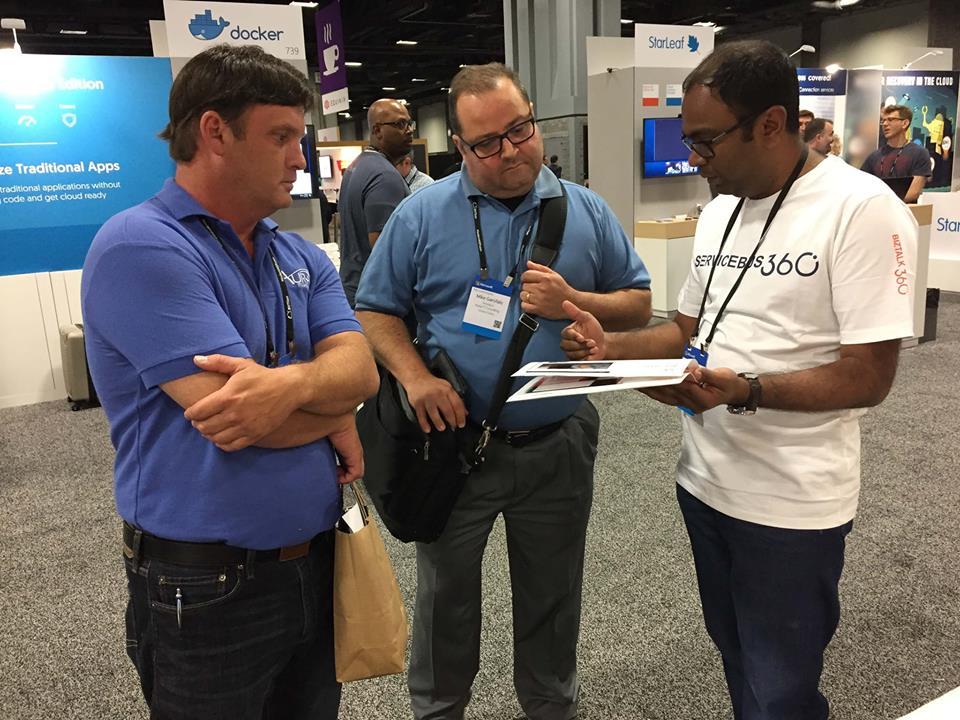 ServiceBus360 demo at Inspire 2017 booth