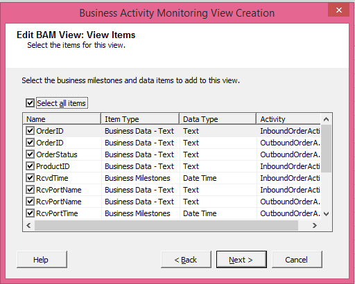 Creating a BAM view using Relationship with Related Documents