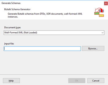 BizTalk Server: Generate Schemas from a Well-Formed XML