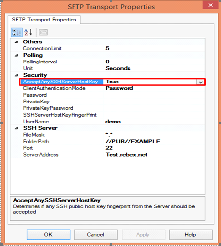 Sftp with ssh key