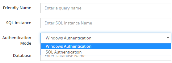 SQL authentication