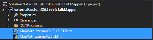 Biztalk custom XSLT