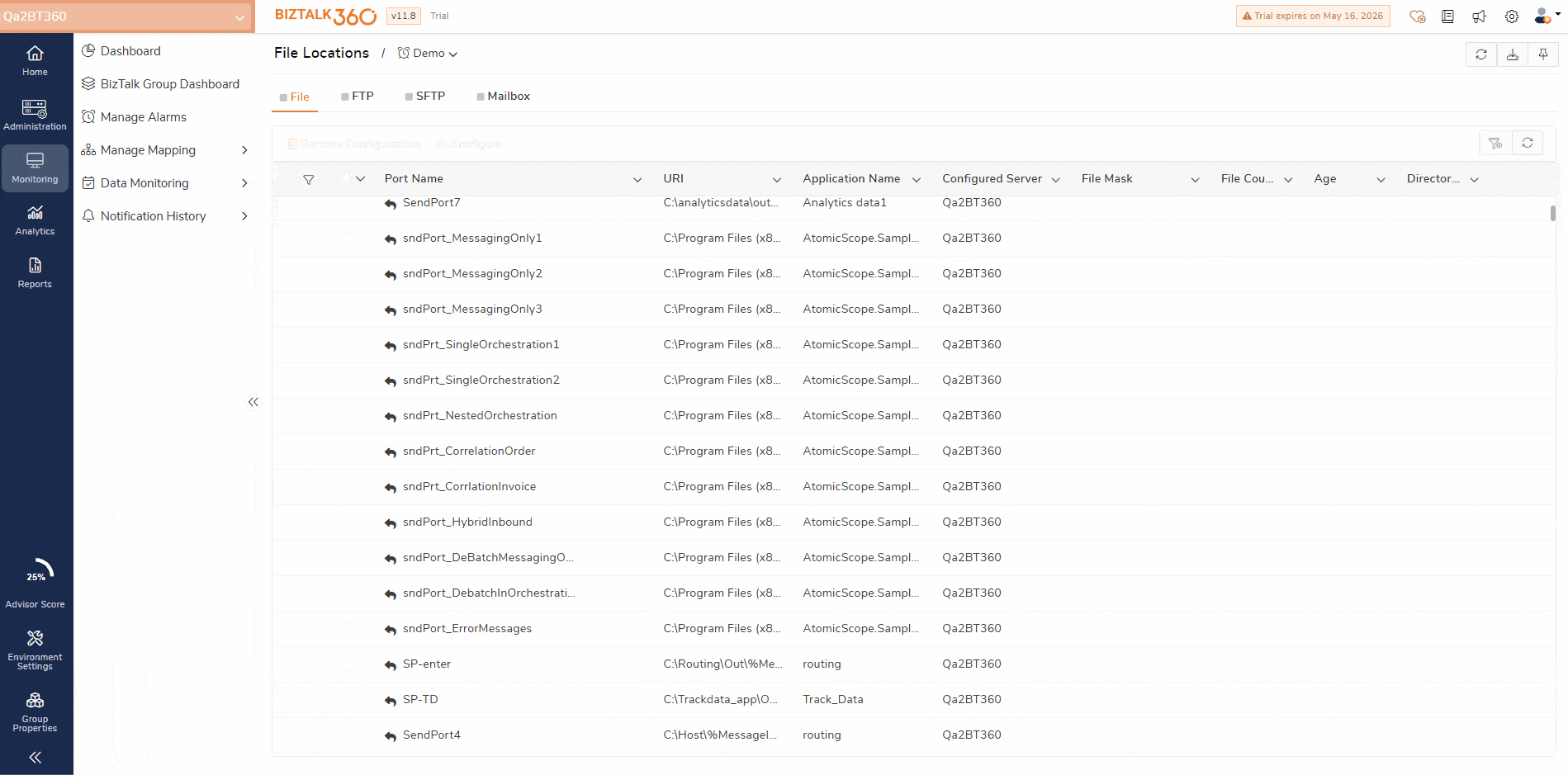 File monitoring