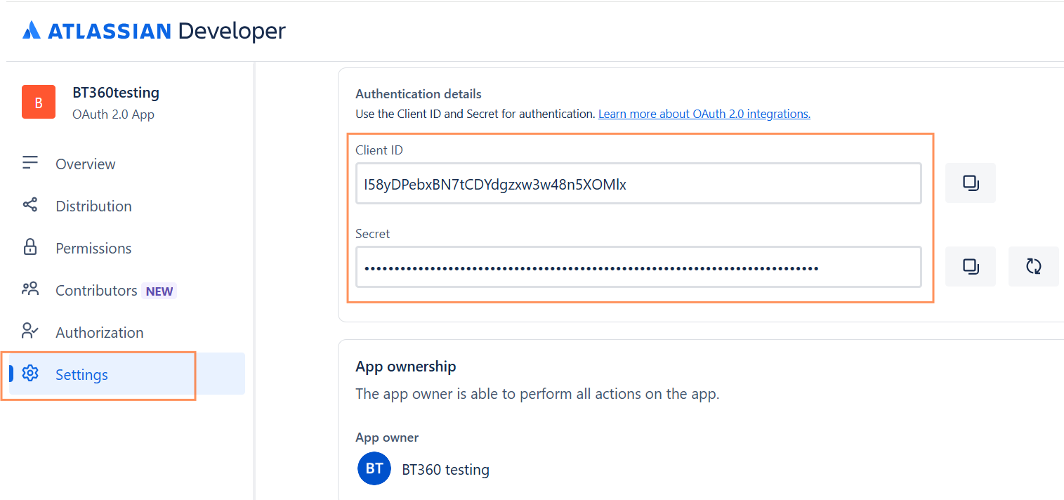OAuth-authentication-keys